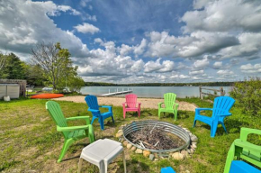 Kalkaska Home on Bear Lake Boat Dock and Views